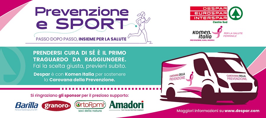 Quattro anni di impegno per la salute: Despar rinnova la partnership con Komen Quattro anni di impegno per la salute: Despar rinnova la partnership con Komen