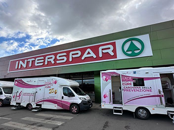 Interspar Corato: Prima Tappa della Carovana della Prevenzione