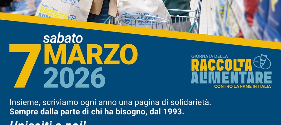 7 Marzo 2026: GIORNATA DELLA RACCOLTA ALIMENTARE 7 Marzo 2026: GIORNATA DELLA RACCOLTA ALIMENTARE