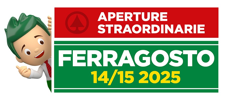 APERTURE STRAORDINARIE FERRAGOSTO 2025 APERTURE STRAORDINARIE FERRAGOSTO 2025