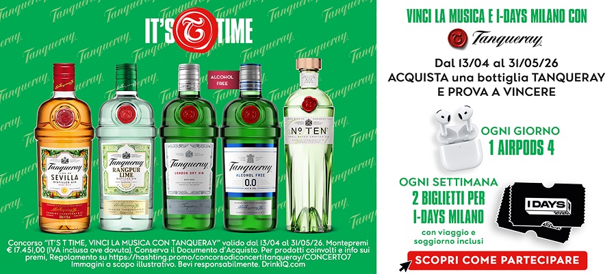 TANQUERAY: IT'S TIME