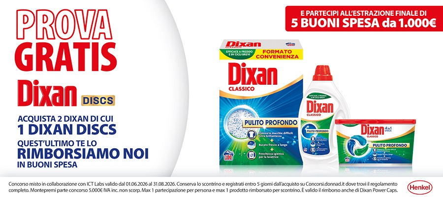 PROVA GRATIS DIXAN DISCS