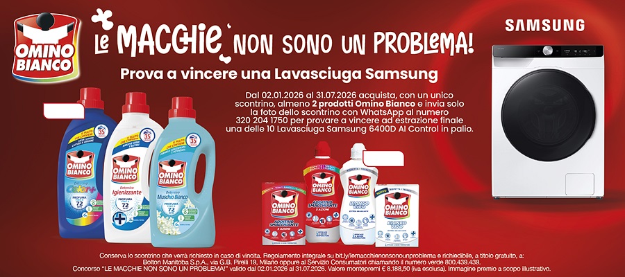 OMINO BIANCO: LE MACCHIE NON SONO UN PROBLEMA!
